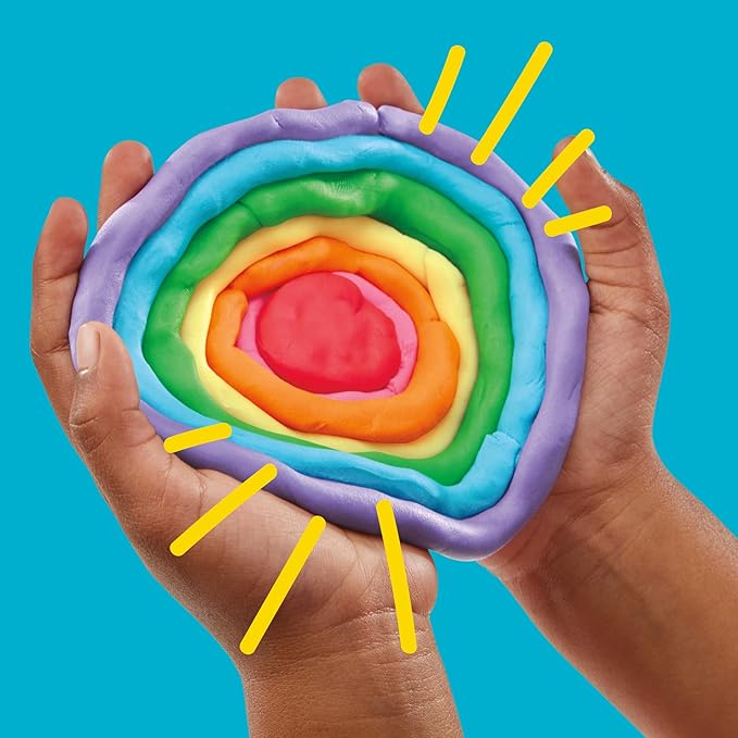 Play Doh Bulk Handout 42-Pack of 1-Ounce Modeling Compound Cans, Christmas Stocking Stuffer Gifts, Prizes, & Party Favors, Kids Arts & Crafts, Preschool Toys, Ages 2+ (Amazon Exclusive)