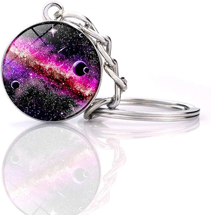 JWPavilion Solar System Planet keychain Accessories Pendant Glow In The Dark