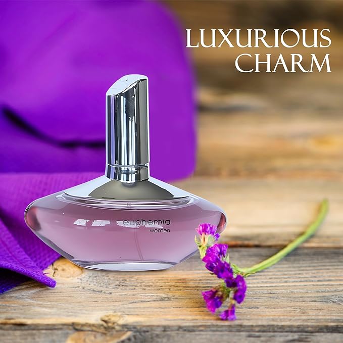 AFLUXE Women's Perfume Combo Set Milano Women&Euphemia Floral Fruity Fragrance Eau De Parfum Elegant 100ml Bottle Natural Spray Each for Daily Used