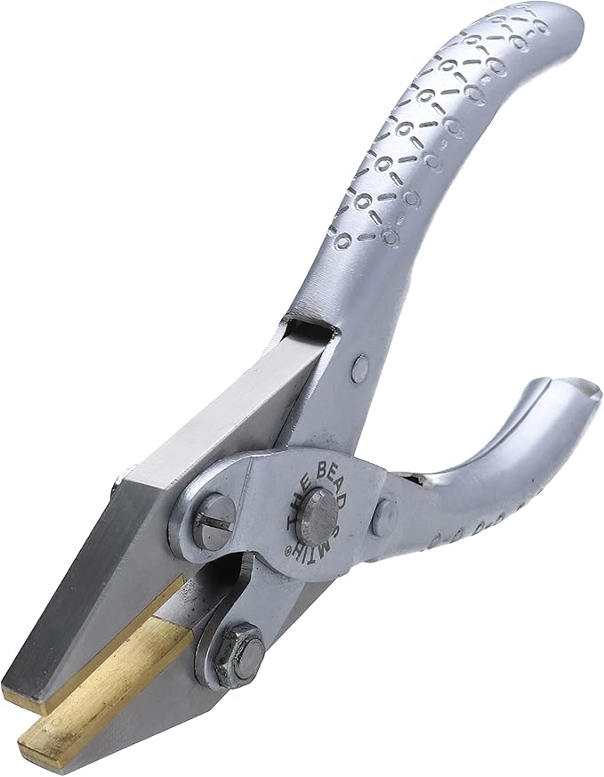 The Beadsmith Flat Nose Parallel Pliers - 5 inches (127mm), Steel Tool for Jewelry Making, No Spring