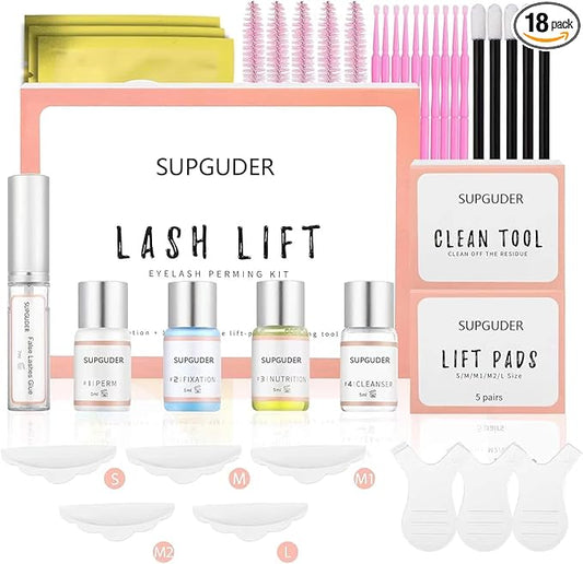 2026 Valentine's Day gift Lash Lift Kit for Perming,Curling and Lifting Eyelashes |Semi-Permanent Salon Grade Supplies for Beauty Treatments,Includes Eye Shields,Pads and Accessories