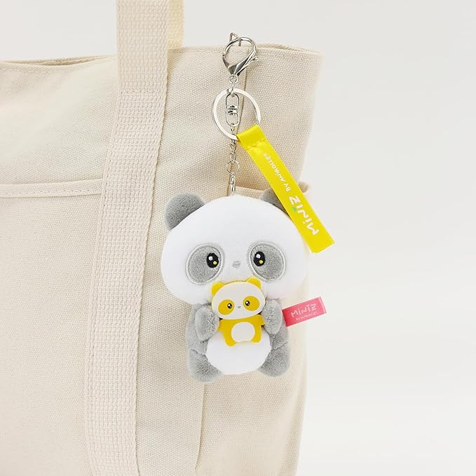 Anirollz Miniz Plush Charm Cute Stuffed Animal Keychain Kawaii Mini Bag Accessory Collectible Pocket Toy for Kids & Adults