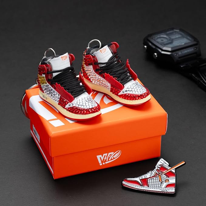 MPK 3D Mini Shoe Keychain,Sneaker Shoe lovers Keychainirthday Birthday Party Mystery Goodie Bag Prizes