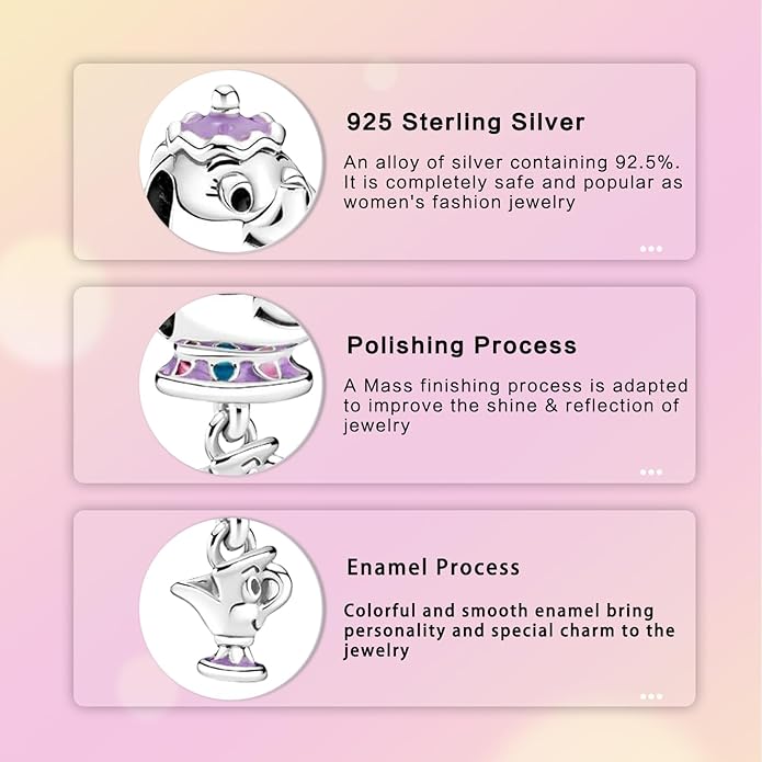Hamsa Hand Dragon Bible Cross Prayer Charm 925 Sterling Silver Charms Fits Women's Charm Bracelet and Necklace Bead Charms Jewelry Gifts for Sister Friend