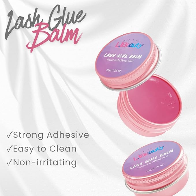 Libeauty Lash Lift Kit, Eyelash Perm with Open Eyes, Upgrade Brow Lamination and Eyelash Lifting 2-in-1 Kit, Lash Lift Glue Balm Inclueded, Easy to Use, Detailed Instruction