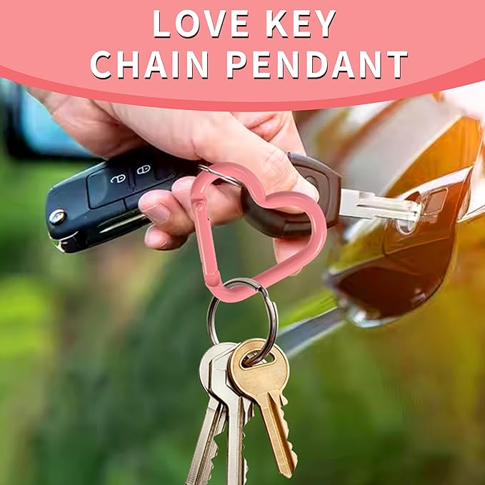 6Pack Carabiners Hook Clips Camping Accessories,Versatile Aluminum Key Holder for Outdoor Travel and Daily