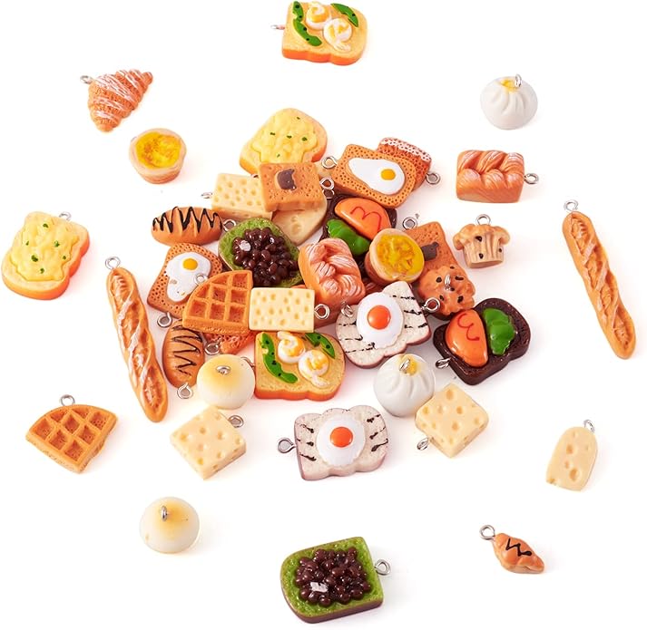Craftdady Resin Plastic Miniature Food Snack Pendants Charms Ice Drink Juice Pendants Cute Bottle Fruit Keychain Charms Hang Ornament for DIY Craft Earring Bracelet Necklace Jewelry Making