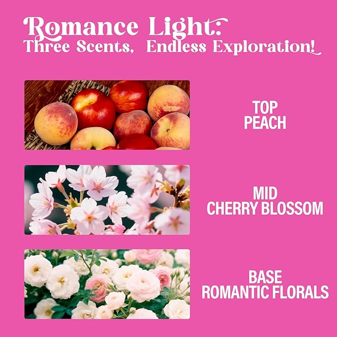 AQUA BLANCE Body Spray for Women, Romance Light, Diamond embellished Fragrance Mist, 3.4 fl oz