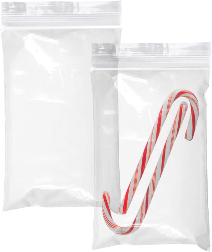 APQ Clear Plastic Reclosable Zipper Bags, 5 x 8 Inches. Pack of 1000 Reclosable Plastic Bags with Zipper Closure. 2 Mil Plastic Jewelry Bags. Waterproof Reclosable Zip Bags for Industrial Use