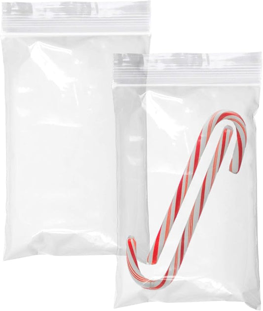 APQ Clear Plastic Reclosable Zipper Bags, 5 x 8 Inches. Pack of 1000 Reclosable Plastic Bags with Zipper Closure. 2 Mil Plastic Jewelry Bags. Waterproof Reclosable Zip Bags for Industrial Use