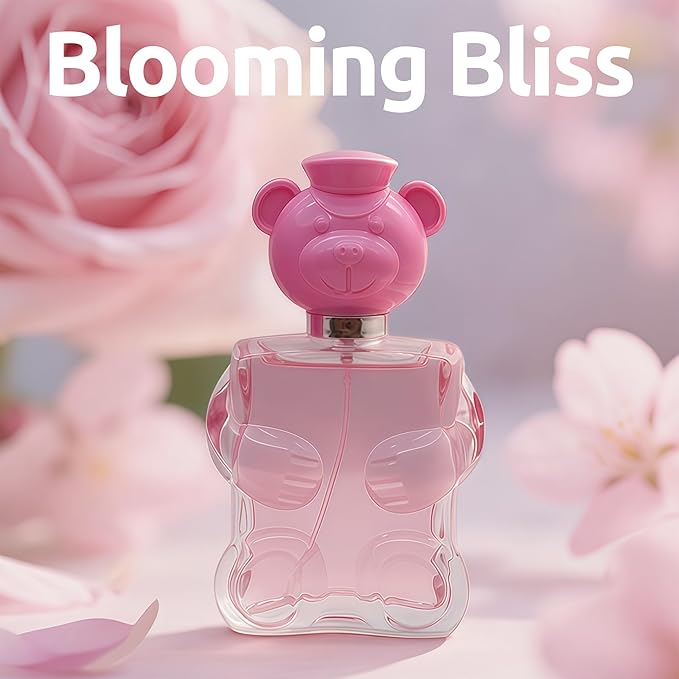 A CENTER Perfume Set for Women - 3 Pack Floral Long Lating Fragrance with Jasmine, Rose & Lily of the Valley | 3.4 Fl Oz Each Women Cologne Gift Set (Urban Toy,Honey Bear Pink,White)