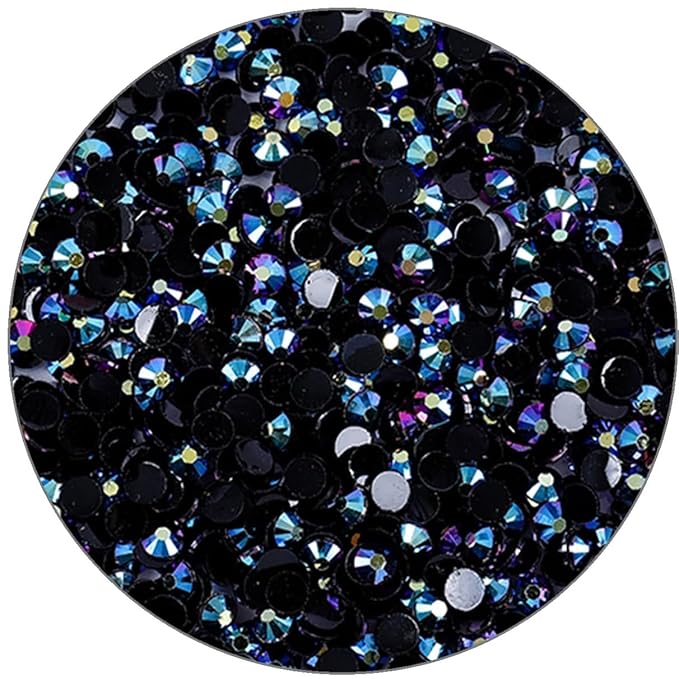 500 Pieces SS30 6mm Flatback Rhinestones Clear Glasses Round Gems AB Crystals for Nail Art DIY Crafts Clothes Glitter Stones （Purple Red）