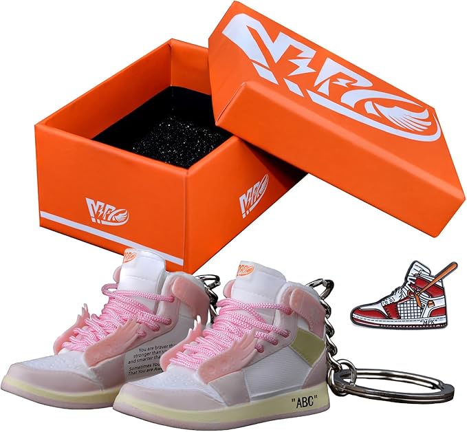 MPK 3D Mini Shoe Keychain,Sneaker Shoe lovers Keychainirthday Birthday Party Mystery Goodie Bag Prizes