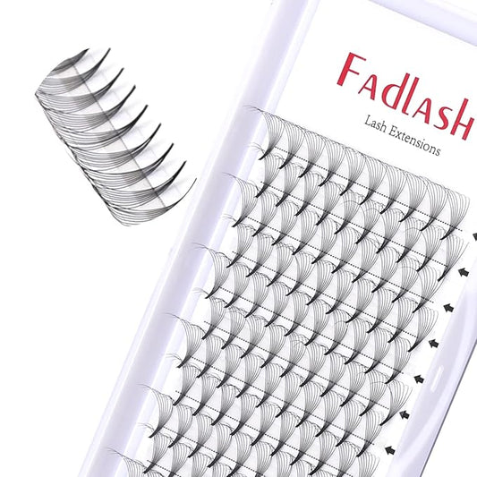 Premade Volume Eyelash Extensions 3D 5D 8D 0.07 0.10 Premade Fans C D Curl Volume Lash Extensions Pro Ponit Middle Stem Eyelash Extension Premade Fans (8D-0.07-C, 13mm)