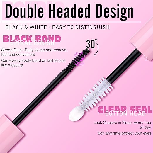 Ruairie Bond and Seal Lash Glue - Strong Hold, Waterproof, Eyelash Clusters