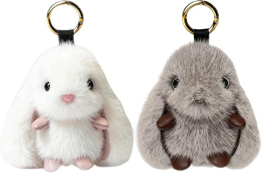 Cute Plush Keychain, Car Pendant, Bag Purse Backpack Charm Accessory, Gift for Girls Women