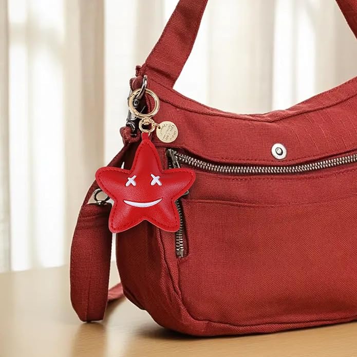 Cute Star Keychains for Backpacks Keychain Charms Purse Accessories for Women Handbags Car Key Chain