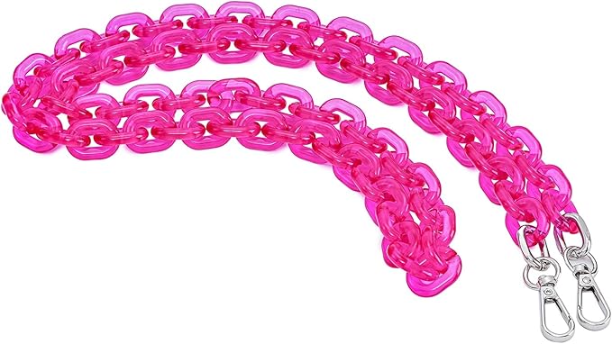 Cute Acrylic Purse Strap Bag Chain Handle Replacement Handbag Crossbody Shoulder Strap Accessory
