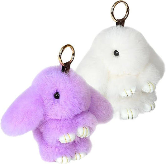 Cute Plush Keychain, Car Pendant, Bag Purse Backpack Charm Accessory, Gift for Girls Women