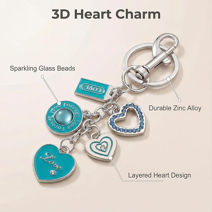 Keychain Charms Cute Bag Purse Handbag Accessories Key Chain for Women Men