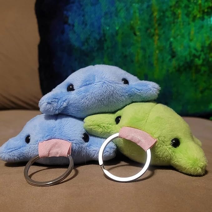 Agromusk Cute Frog Keychain,Kawaii Frog Plush Keychain,Green Frog Purse Bag Charms Funny Frog Decor Car Keys Gifts