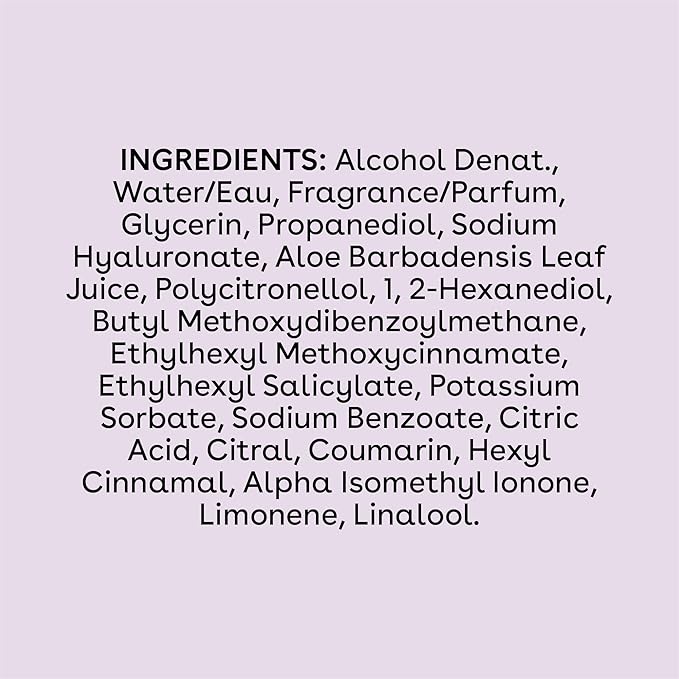 eos Cashmere Body Mist, Fresh & Cozy, Body Spray for Women, Hair Mist, Moisturizing, Hyaluronic Acid, Glycerin, Vegan, Cruelty-free, 6 fl oz