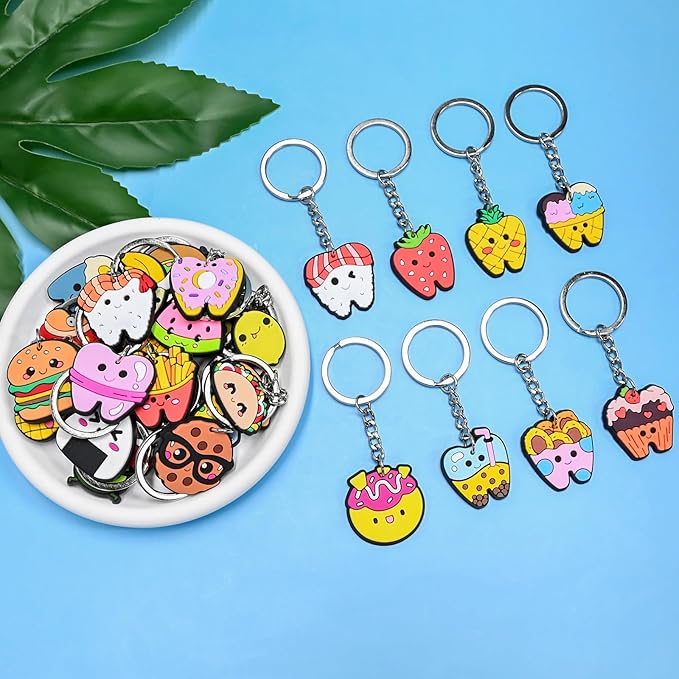 XHAOYEAHX Random Keychains Bulk,Cute Key Chain for Prizes Gifts Party Favors