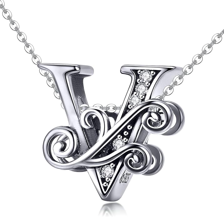 925 Sterling Silver Letter Charms for Pandora Bracelets Alphabet Initial Charms Beads Birthday Christmas Jewelry Gift for Women