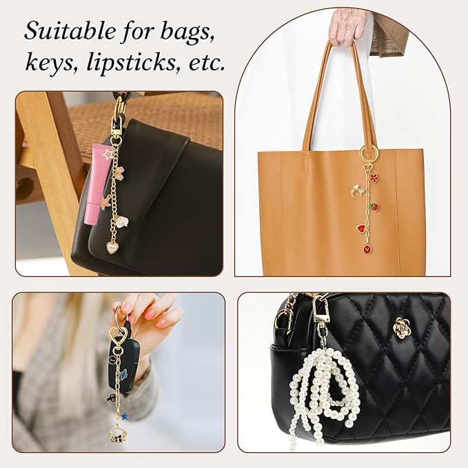 BQMEZRNUS 333Pcs Keychain Making Kit with Charms, DIY Lip Gloss & Bag Charm Supplies Includes Keychain Clips, Jump Rings, Lobster Clasps, Extender Chains & Pliers for Custom Jewelry Gifts and Crafts