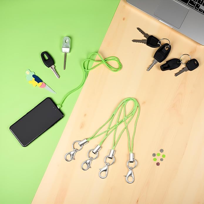 20 Pcs Mobile Phone Rope Strap Charm Lariat Lanyard with Lobster Clasp Cords, Cell Phone Charms, Car Keychain, for Cellphone/USB Drive/Keychain/DIY Jewelry Accessories