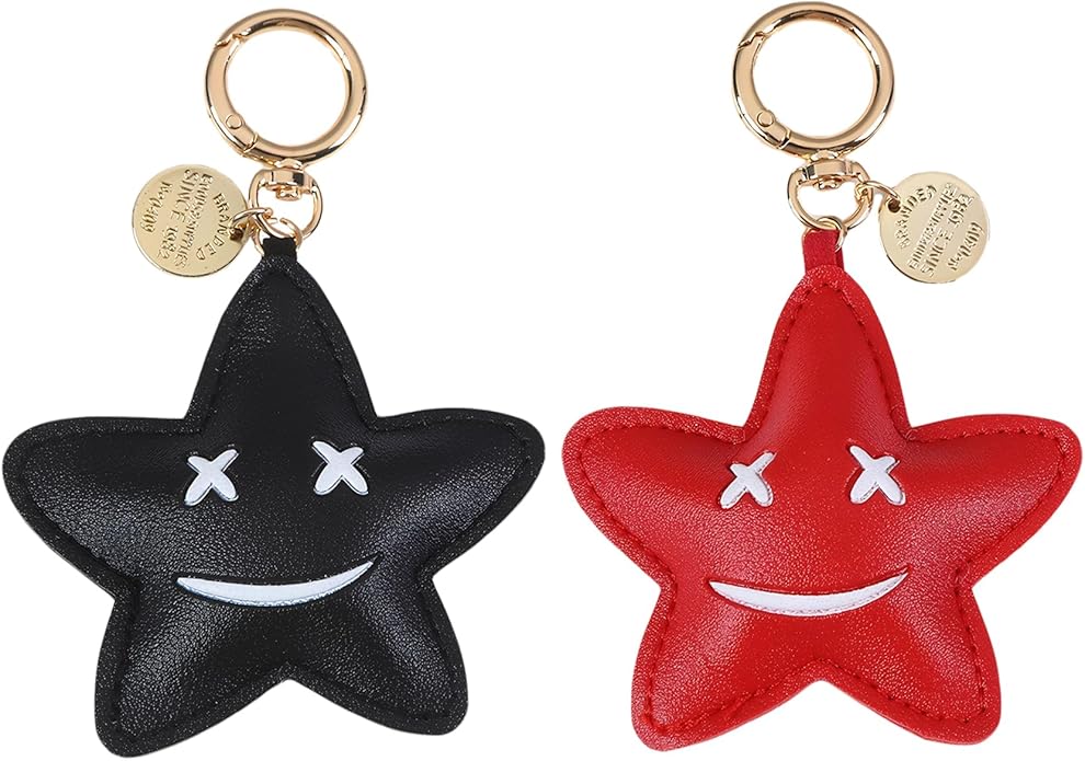 Cute Star Keychains for Backpacks Keychain Charms Purse Accessories for Women Handbags Car Key Chain