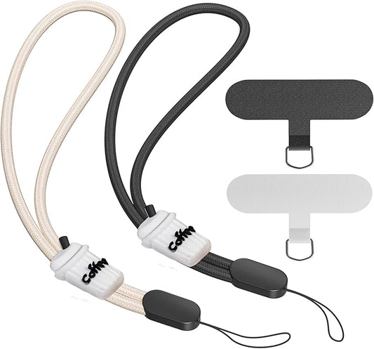 SURDOCA Adjustable Phone Lanyard, Camera Wrist Strap, Nylon Wrist Lanyard, Phone Wristlet, Anti Theft Phone Strap, Lanyard for Earphone, USB Flash Drive, ID Name Tag Badge