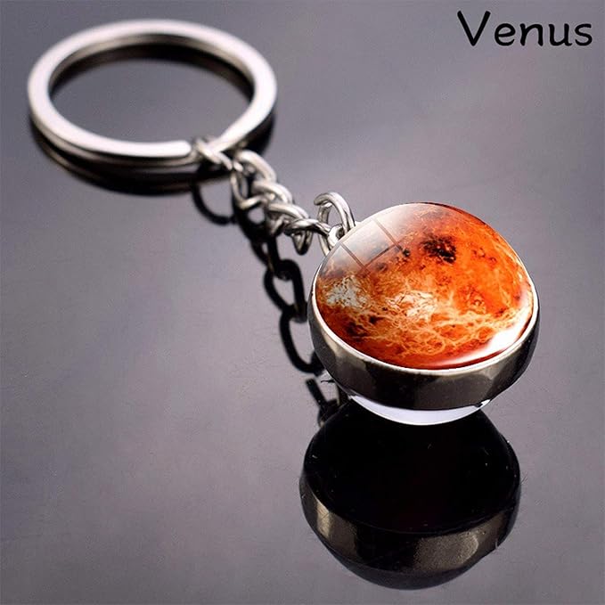 JWPavilion Solar System Planet keychain Accessories Pendant Glow In The Dark