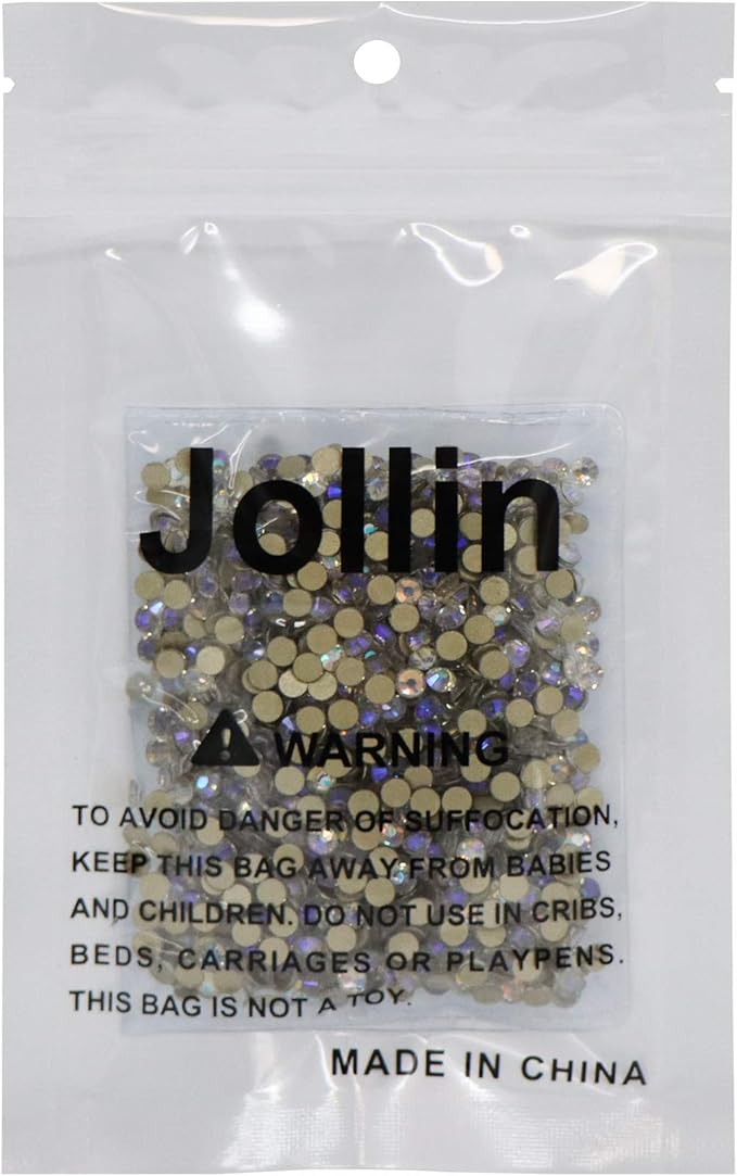 1440pcs Flatback Rhinestones Glue Fix Crystal Glass Diamantes Gems for Crafting Nail Art Crafts Decorations Clothes Shoes 4.0mm (ss16, Moonlight)