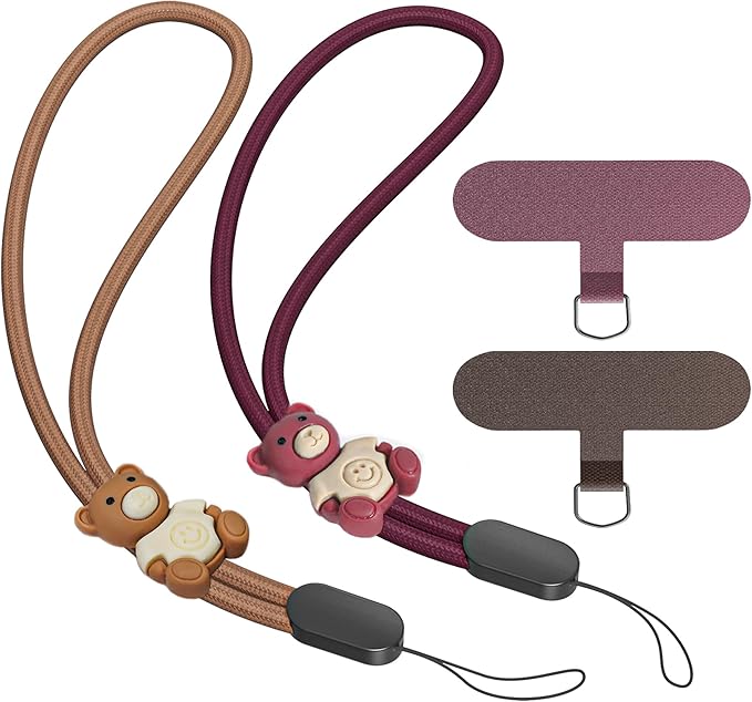 SURDOCA Adjustable Phone Lanyard, Camera Wrist Strap, Nylon Wrist Lanyard, Phone Wristlet, Anti Theft Phone Strap, Lanyard for Earphone, USB Flash Drive, ID Name Tag Badge