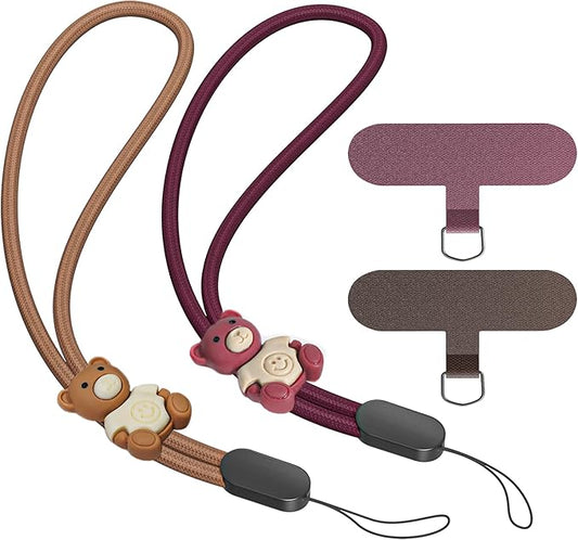 SURDOCA Adjustable Phone Lanyard, Camera Wrist Strap, Nylon Wrist Lanyard, Phone Wristlet, Anti Theft Phone Strap, Lanyard for Earphone, USB Flash Drive, ID Name Tag Badge