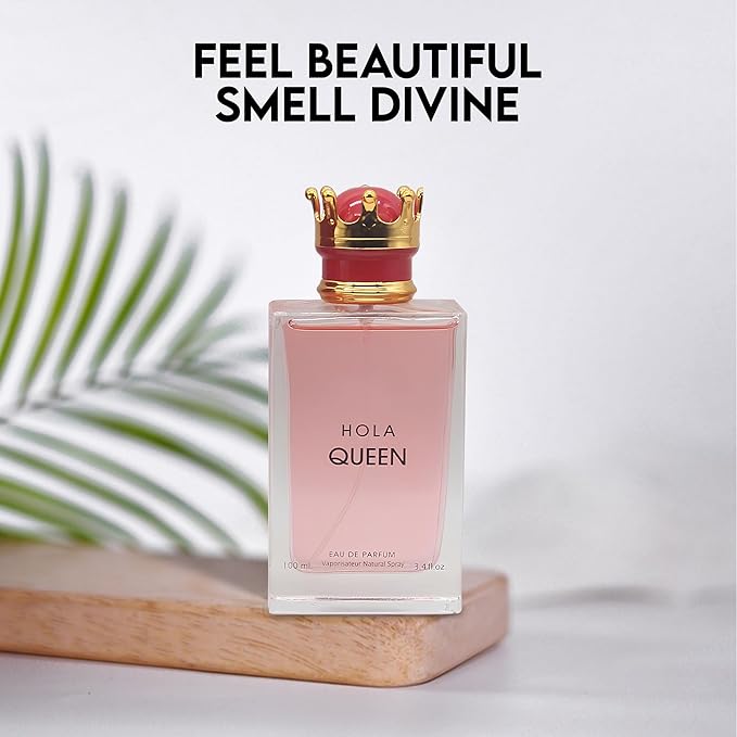 AFLUXE Women's Perfume Combo Set Milano Women&Hola Queen Floral Fruity Fragrance Eau De Parfum Elegant 100ml Bottle Natural Spray Each for Daily Used