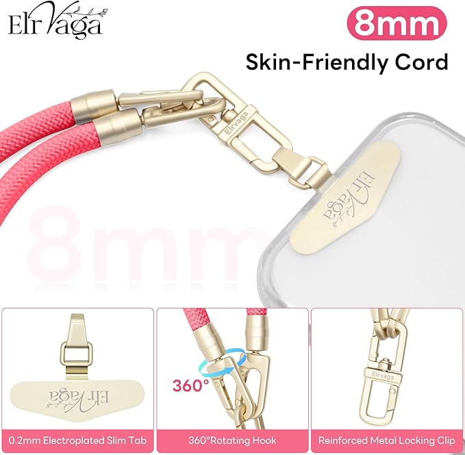 Universal Cell Phone Lanyard Wrist Strap,Phone Bracelet Strap,Phone Charms Strap