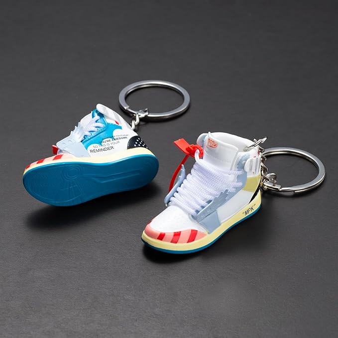 MPK 3D Mini Shoe Keychain,Sneaker Shoe lovers Keychainirthday Birthday Party Mystery Goodie Bag Prizes
