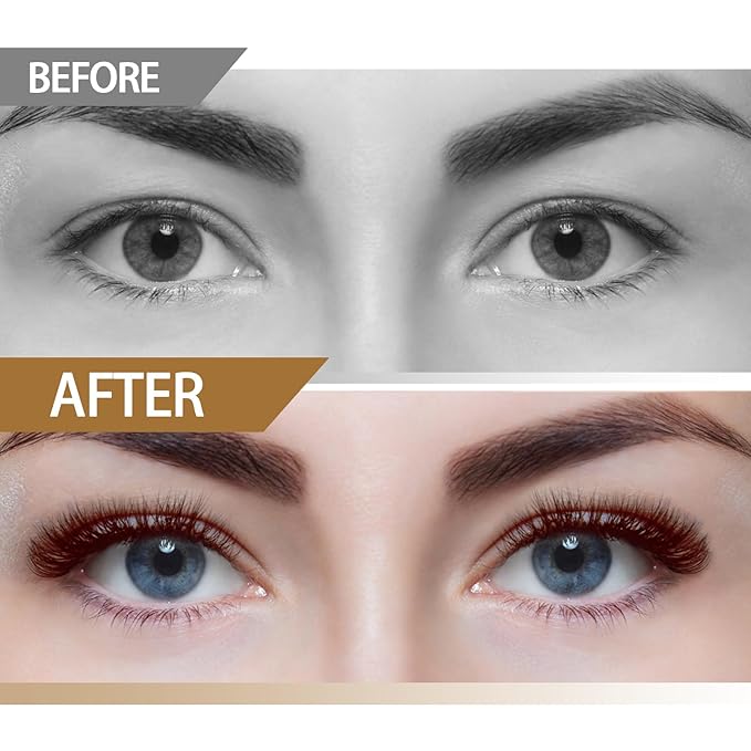 EASITENSION Brown Lash Clusters 156 PCS DIY Eyelash Extension False Eyelash 3D Effect Individual Natural Lashes Set at Home Eyelash Extension Kit Lashes Pack Mixed