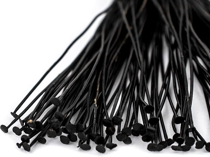 The Bead Chest Midnight Brass 21 Gauge 3 Inch Head Pins (Approx 100 Pieces)