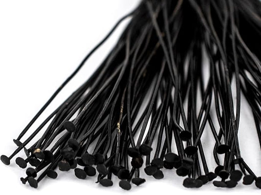 The Bead Chest Midnight Brass 21 Gauge 3 Inch Head Pins (Approx 100 Pieces)
