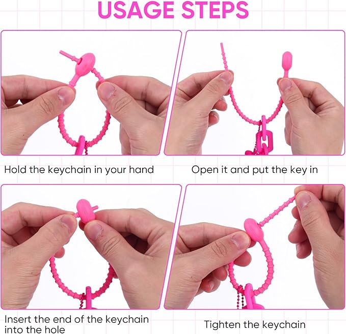 Cute Balloon Dog Keychain, Purse Bag Backpack Charms Girl Keychains Accessories Keyrings Car Key Chain