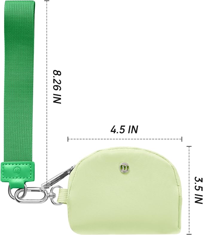 Mum's Memory Mini Zip Around Wristlet Wallet for Women Dual Pouch Wristlet Portable Wallet Coin Purse Mini Women Coin Pocket