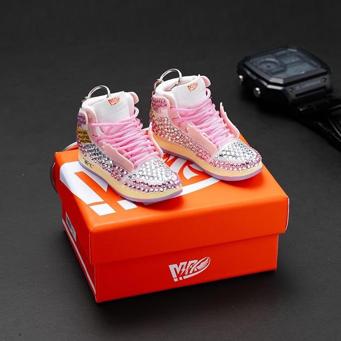 MPK 3D Mini Shoe Keychain,Sneaker Shoe lovers Keychainirthday Birthday Party Mystery Goodie Bag Prizes