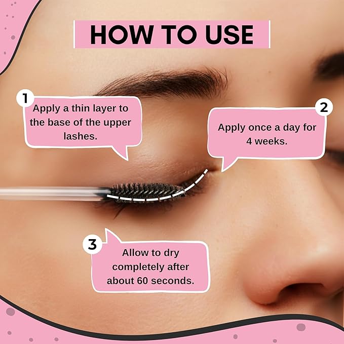 RETOX WELLNESS Eyelash Growth Serum | Peptide & Botanical Infused lash conditioner for Thicker, Stronger & Longer-Looking Lashes | Lash Serum without Prostaglandin | Daily Gentle Lash Treatment, 10 ml
