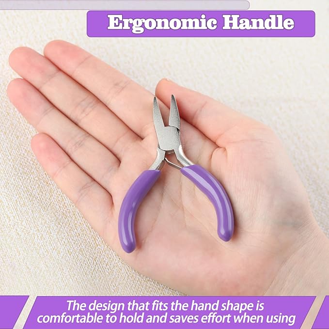 Mini Flat Nose Pliers 3 Inches Duckbill Pliers Miniature Pocket Plier Mini Precision Pliers For Jewelry Making Bending Wire Small Object Gripping Diy Craft Hobby Supplies