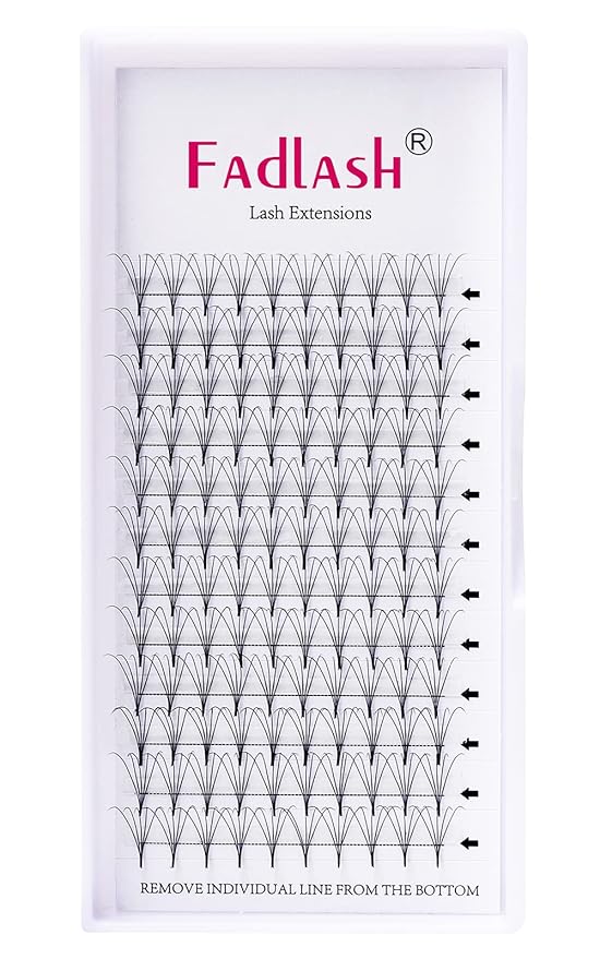 Lash Fans D Curl 0.07 14mm 5D Lash Extensions Pro Ponit Middle Stem Premade Eyelash Extensions Optinal 3D-20D Thickness 0.07 0.10 C D Curl 8-20mm Length (5D-0.07-D, 14mm)