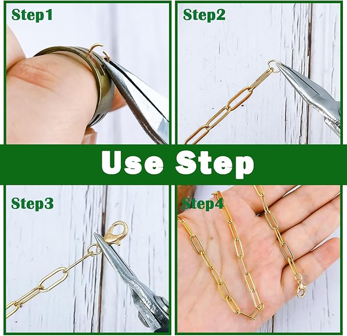 500Pcs 6mm Gold Plated Stainless Steel Jump Rings 21 Gauge Metal O Rings Close but Unsoldered Single Loop Connectors for Jewelry Necklaces Bracelet Earrings Keychain DIY Making