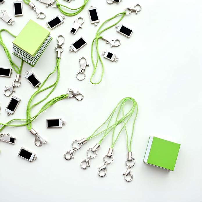 20 Pcs Mobile Phone Rope Strap Charm Lariat Lanyard with Lobster Clasp Cords, Cell Phone Charms, Car Keychain, for Cellphone/USB Drive/Keychain/DIY Jewelry Accessories